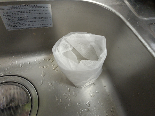 ニトリの水切りポリ袋